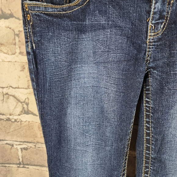 Vintage Y2K Baby Phat Jeans Baby Bootcut Mid Rise Medium Wash Fade Size 13 - Picture 8 of 15